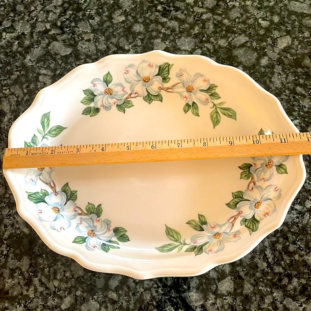 Vintage Syracuse China DOGWOOD Restaurant OVAL‎ SERVING PLATTER